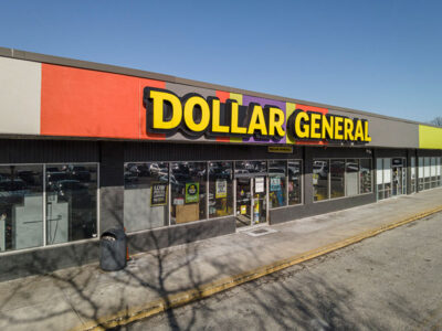 A photograph of Dollar General store